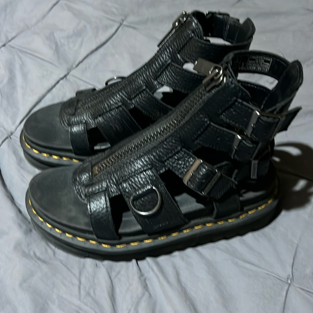 Doc Marten zip up Olson sandals